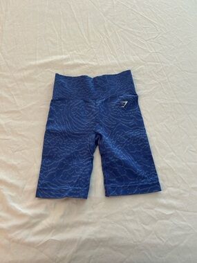 Gymshark Adapt Animal Blue High Waisted Shorts
